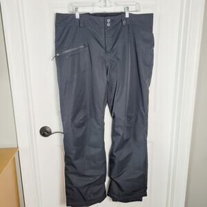 Obermeyer Pants Womens 16 Black Snow Ski Insulated Waterproof Winter Outdoor